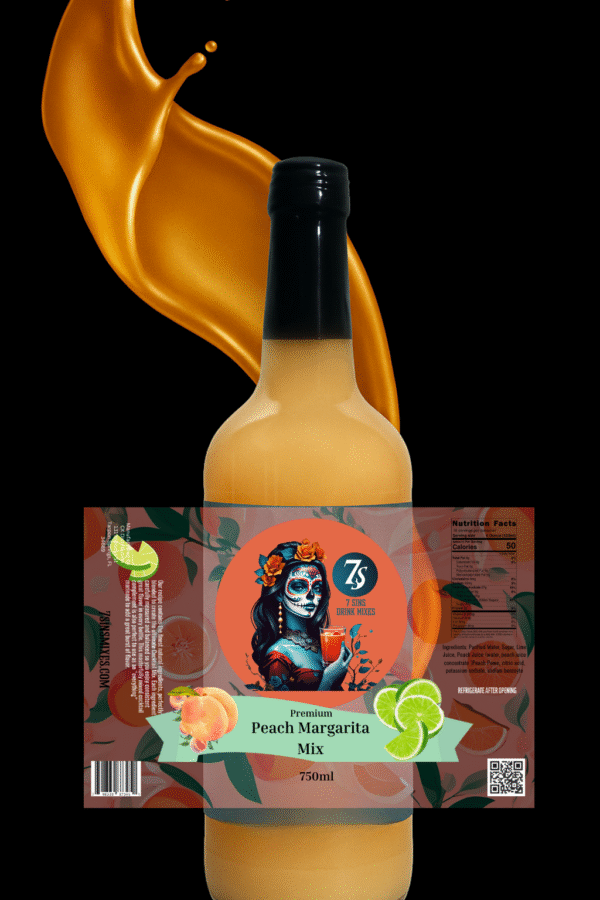 Peach Margarita Mix 3-Pack by 7 Sins Mixes